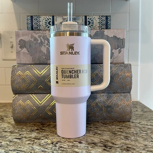 40oz Stanley Wisteria Color Block The Flowstate Quencher H2.0 Tumbler NWT - Picture 1 of 8